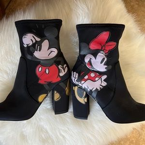 LIKE NEW Disney x Aldo Mickey and Minnie booties